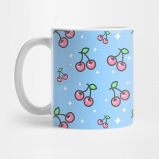 Pastel Cherries Pattern Mug